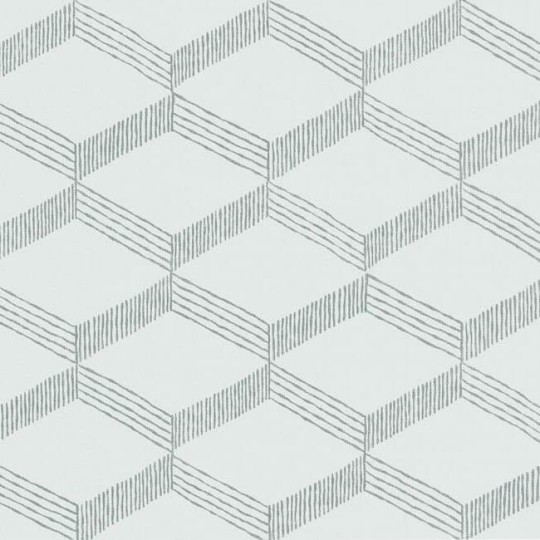 York BO6723 Antonina Vella Boho Luxe Palisades Paperweave White/Smokey Blue - tapeta geometryczna trójwymiarowa