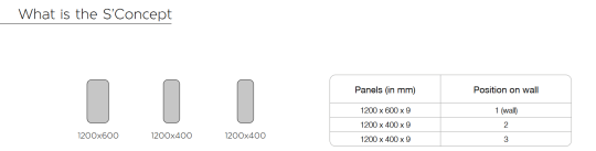 Texdecor Slim Panel Concept Small Concept - panele akustyczne