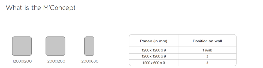 Texdecor Slim Panel Concept Medium Concept - panele akustyczne
