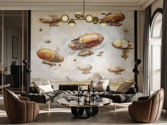 Wallcraft 885 31 2401 2024 Rames - mural w sterowce