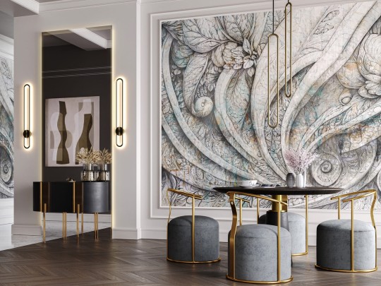 Wallcraft 900 32 2401 2024 Camelot - mural w roślinny motyw