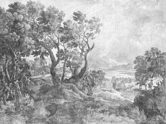 Wallcraft 915 31 2401 2024 Pino - mural w szkic lasu