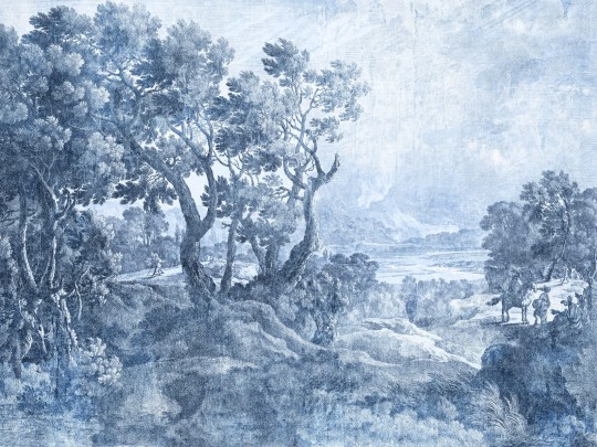 Wallcraft 915 32 2401 2024 Pino - mural w szkic lasu