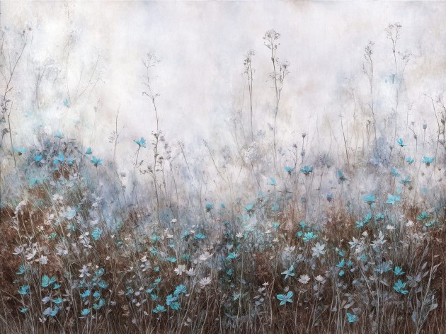 Wallcraft 820 32 2401 2024 Acaia - mural w kwitnącą łąkę