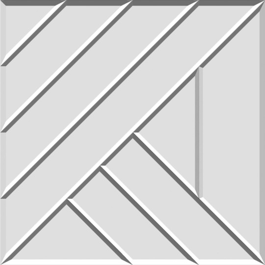 Texdecor Slim Wall Mosaic Delta - dekoracyjny panel akustyczny