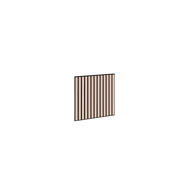 Texdecor BICOLOR-595x595 Slim Wall Lines - panel akustyczny imitujący lamele