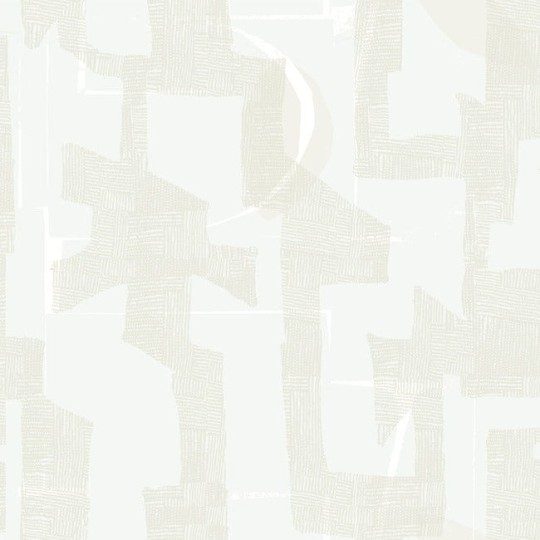 York AG2102 Artistic Abstracts Nikki Chu Modern Tribal Grass Dove/Sand - tapeta w abstrakcyjny wzór geometryczny