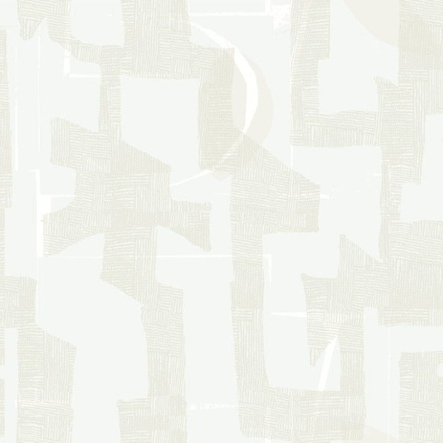 York AG2102 Artistic Abstracts Nikki Chu Modern Tribal Grass Dove/Sand - tapeta w abstrakcyjny wzór geometryczny