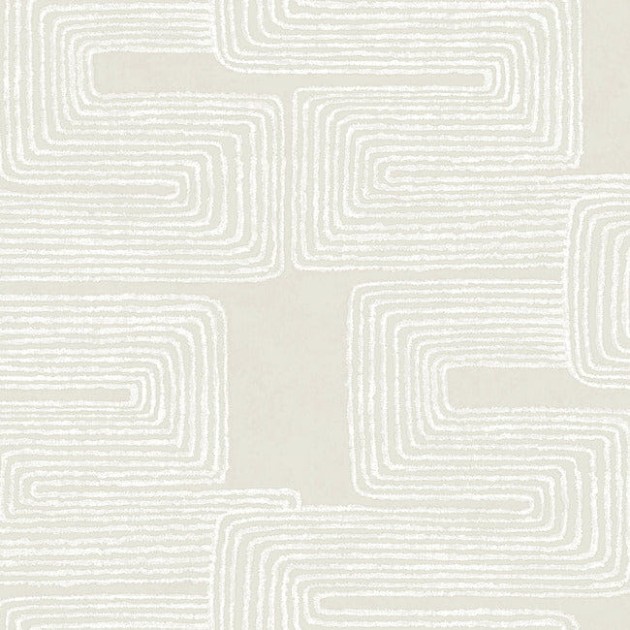York AG2036 Artistic Abstracts Nikki Chu Zulu Thread Neutral/Pearl - tapeta w geometryczny wzór z metalicznymi akcentami