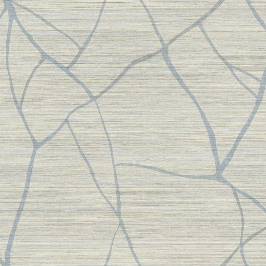 York AG2086W1 Artistic Abstracts Nikki Chu Raska Smokey Blue - tapeta w abstrakcyjne linie