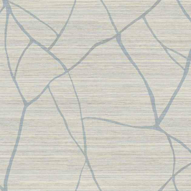 York AG2086W1 Artistic Abstracts Nikki Chu Raska Smokey Blue - tapeta w abstrakcyjne linie