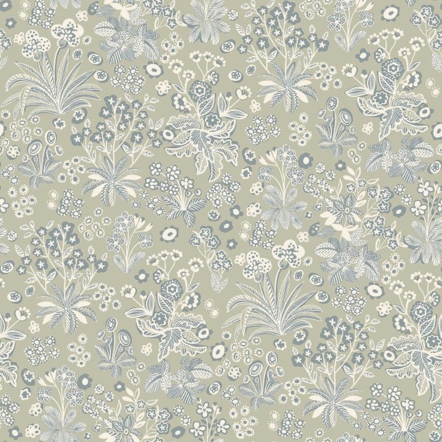 Boras Tapeter 5826 Nordic Folk Tuva - tapeta w kwiaty
