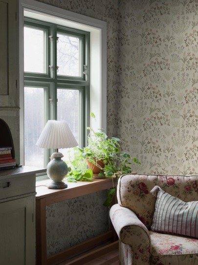 Boras Tapeter 5804 Nordic Folk Noras Ang - tapeta łąka