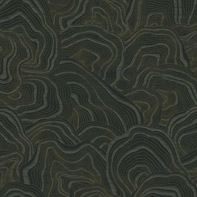 York KT2162 Ronald Redding 24 Karat Geodes Black - tapeta w abstrakcyjne linie