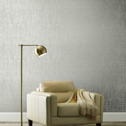 York KT2133 Ronald Redding 24 Karat Liquid Metal Silver - tapeta z metalicznymi akcentami