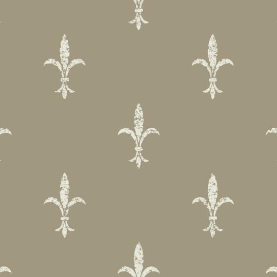 York KT2195 Ronald Redding 24 Karat Fleur De Lis Glint/Green - tapeta z motywem pochodzącym z królewskich herbów