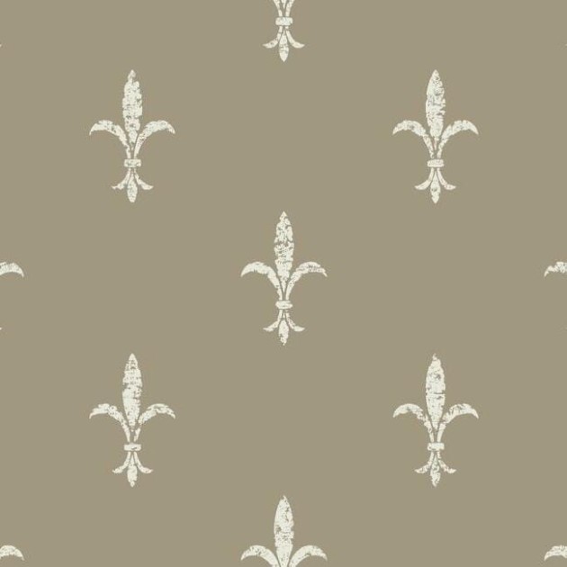 York KT2195 Ronald Redding 24 Karat Fleur De Lis Glint/Green - tapeta z motywem pochodzącym z królewskich herbów