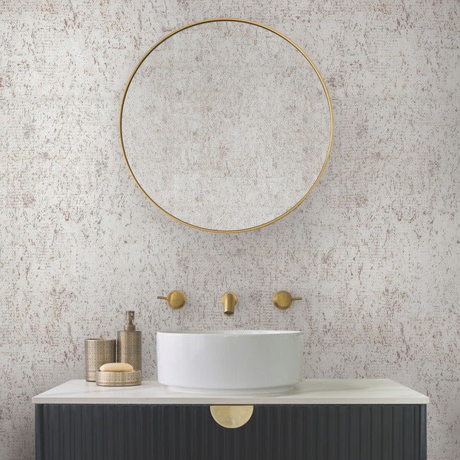 York CX1200 Candice Olson Casual Elegance Cork White/Silver - tapeta korkowa z metalicznymi akcentami