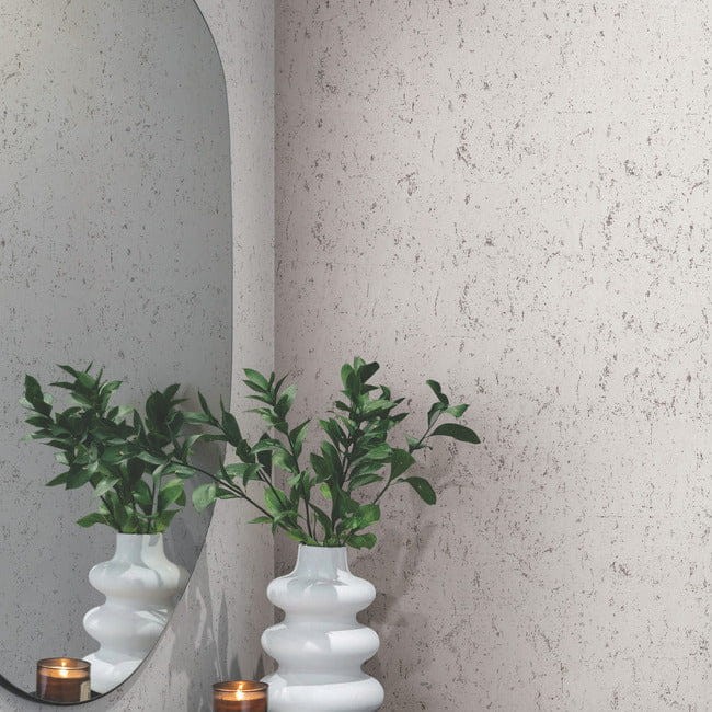 York EV3901 Candice Olson Casual Elegance Cork Pale Grey/Silver - tapeta korkowa z metalicznymi akcentami