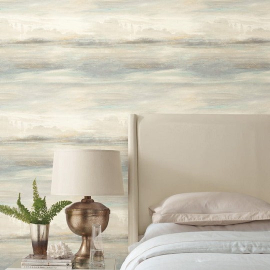 York SO2432 Candice Olson Casual Elegance Soothing Mists Scenic Multi - tapeta w abstrakcyjny motyw