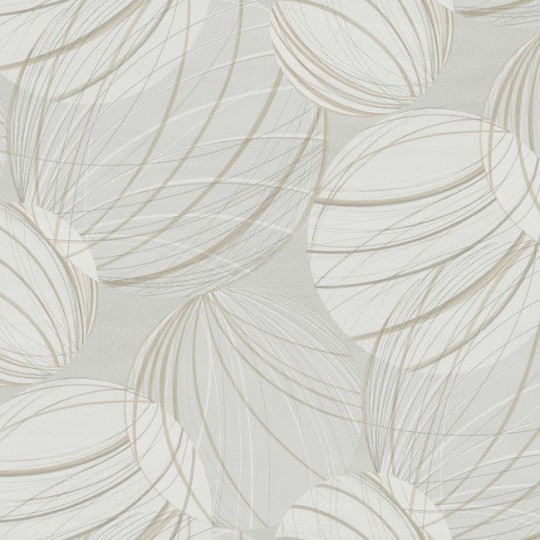 York EV3907 Candice Olson Casual Elegance Floating Lanterns Light Grey - tapeta w roślinny motyw