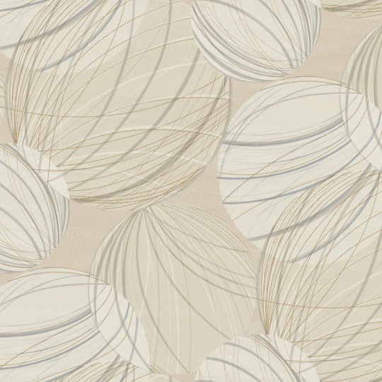 York EV3908 Candice Olson Casual Elegance Floating Lanterns Taupe - tapeta w roślinny motyw