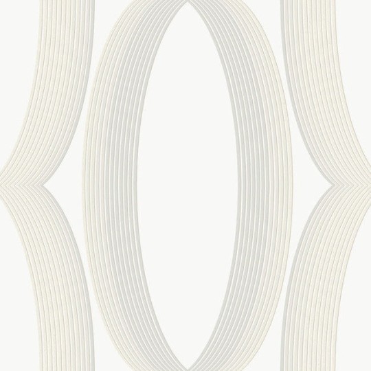 York EV3981 Candice Olson Casual Elegance Progression Ogee White - tapeta w elipsy