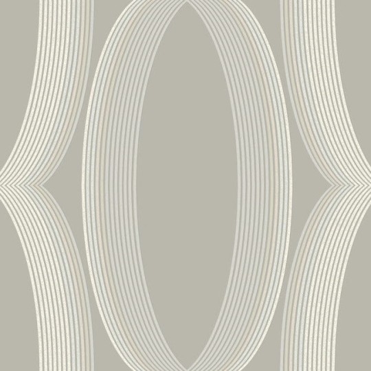 York EV3983 Candice Olson Casual Elegance Progression Ogee Light Neutral - tapeta w elipsy