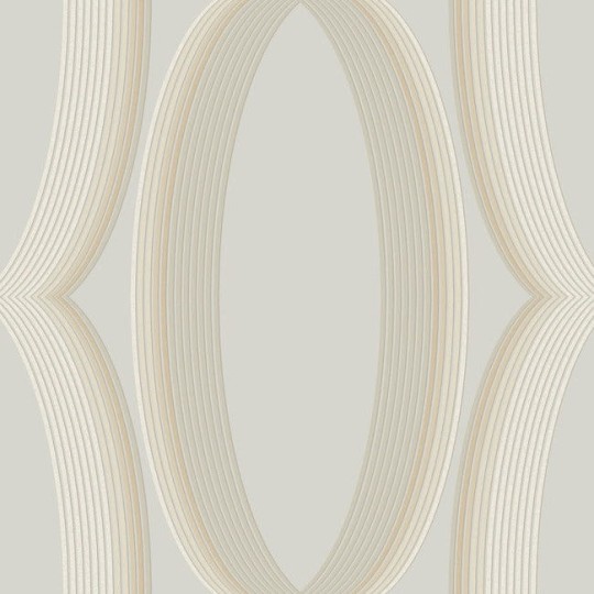 York EV3984 Candice Olson Casual Elegance Progression Ogee Blonde - tapeta w elipsy