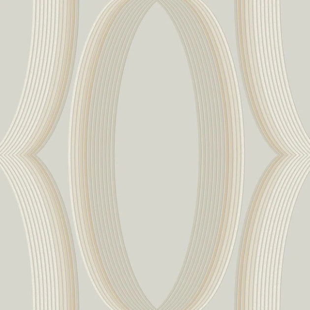 York EV3984 Candice Olson Casual Elegance Progression Ogee Blonde - tapeta w elipsy