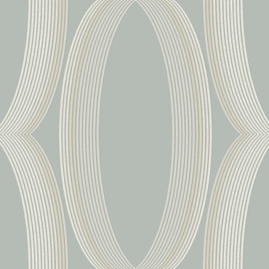 York EV3985 Candice Olson Casual Elegance Progression Ogee Light Blue - tapeta w elipsy