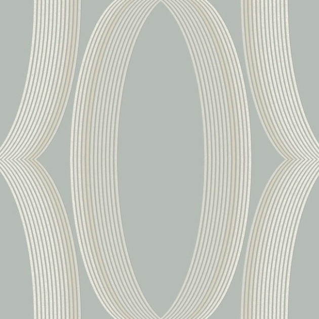 York EV3985 Candice Olson Casual Elegance Progression Ogee Light Blue - tapeta w elipsy