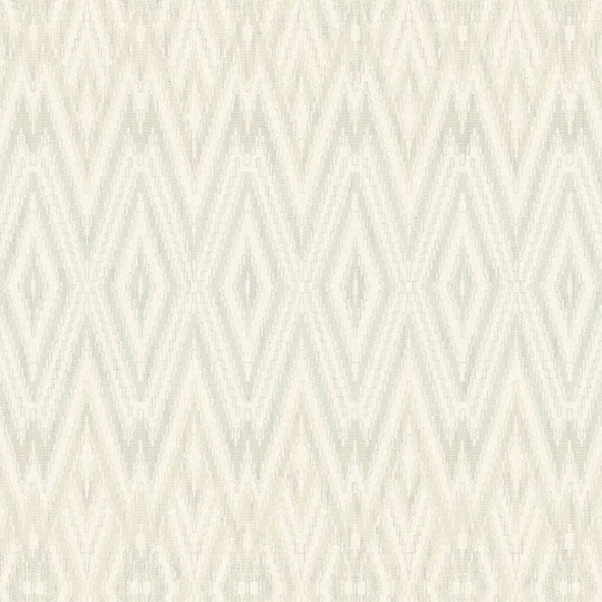 York EV3913 Candice Olson Casual Elegance Diamond Marquise Light Neutral - tapeta z motywem ikatu