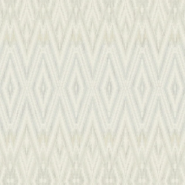 York EV3914 Candice Olson Casual Elegance Diamond Marquise Blue/Neutral - tapeta z motywem ikatu