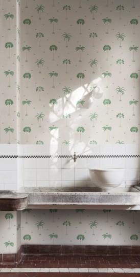 Sandberg S10436 Palm Garden Milo Spring Green - tapeta w małe palmy