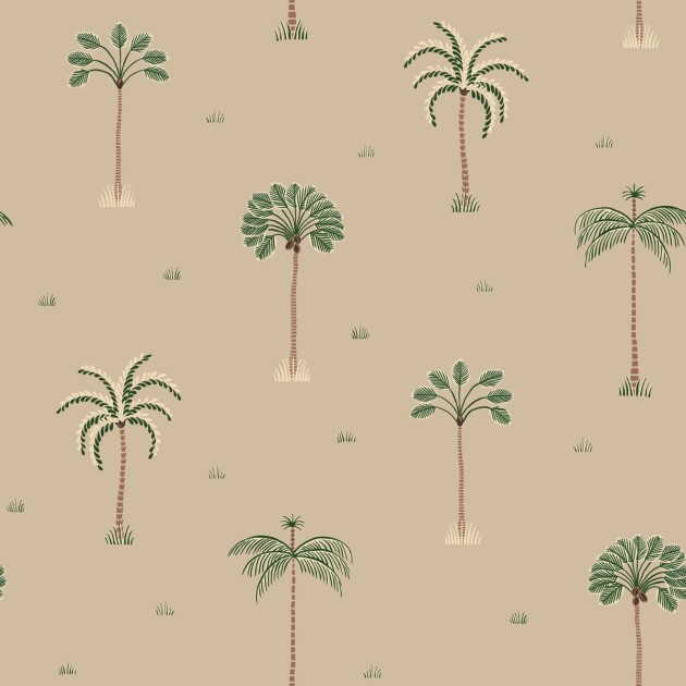 Sandberg S10438 Palm Garden Milo Clay - tapeta w małe palmy