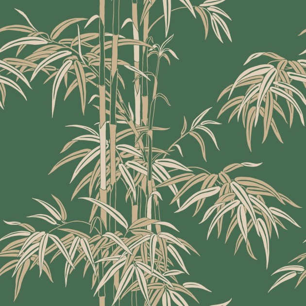 Sandberg S10445 Palm Garden Leon Green - tapeta w gałęzie bambusa