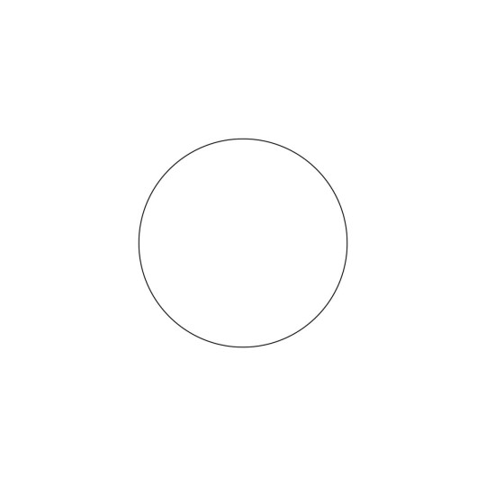 Texdecor Rond_S Slim Deco - okrągły panel akustyczny w rozmiarze S