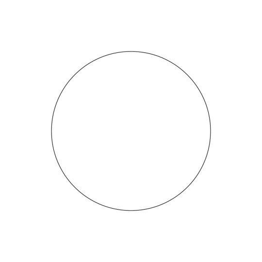 Texdecor Rond_M Slim Deco - okrągły panel akustyczny w rozmiarze M