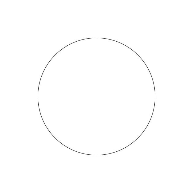 Texdecor Rond_M Slim Deco - okrągły panel akustyczny w rozmiarze M