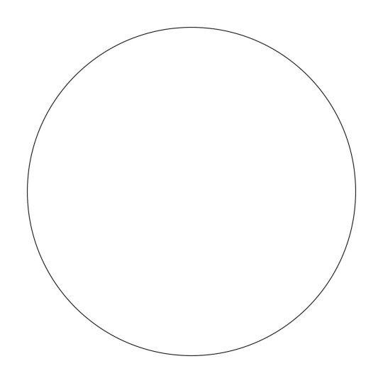 Texdecor Rond_L Slim Deco - okrągły panel akustyczny w rozmiarze L