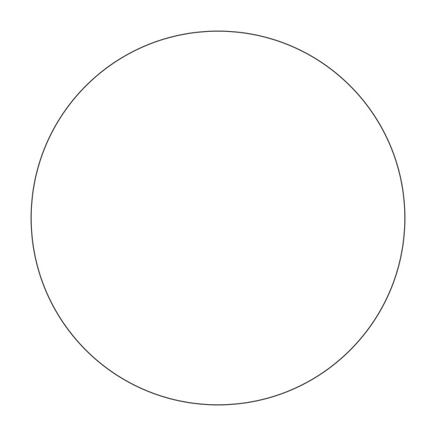 Texdecor Rond_L Slim Deco - okrągły panel akustyczny w rozmiarze L