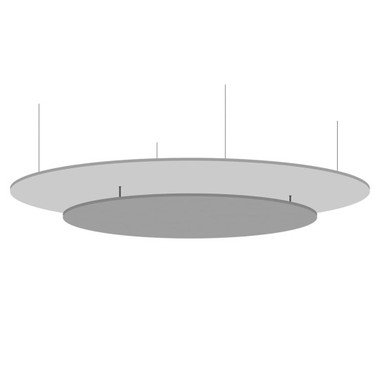 Texdecor Concept_Rond_P2 Slim Deco - okrągłe panele akustyczne do podwieszania pod sufitem