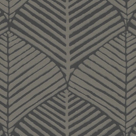 York RRD7662N Ronald Redding Industrial Interiors Volume III Universal Nature High Performance Shadow - tapeta w liście w minimalistycznym stylu