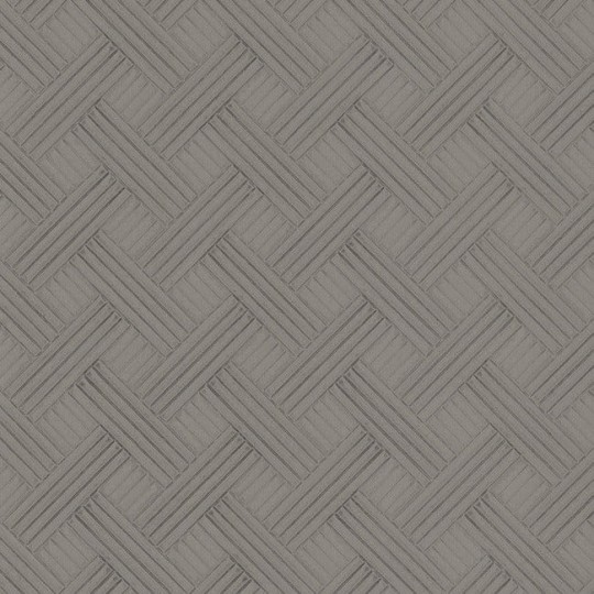 York RRD7652 Ronald Redding Industrial Interiors Volume III Wickwork High Performance Graphite - tapeta w geometryczny wzór