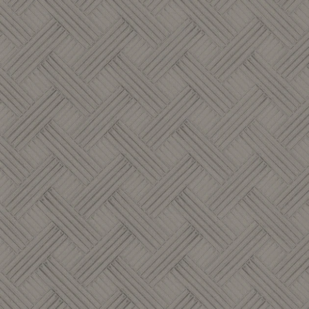 York RRD7652 Ronald Redding Industrial Interiors Volume III Wickwork High Performance Graphite - tapeta w geometryczny wzór