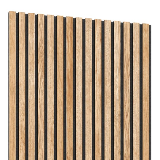 Panele akustyczne fornirowane na czarnym filcu Lameo Dąb AKUPANEL_A01