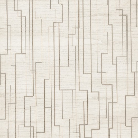 York GV0257 Ronald Redding Grasscloth & Natural Resource Inlay Line White - tapeta w metaliczne linie na tle imitującym drewno