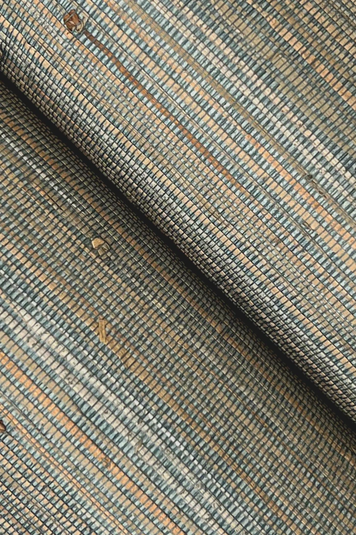 York GV0232 Ronald Redding Grasscloth & Natural Resource Knotted Grass Spruce - tapeta z wiązanej trawy