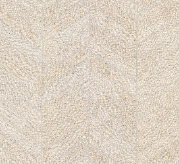 York HO2108GV Ronald Redding Grasscloth & Natural Resource Atelier Herringbone White - tapeta z rafii